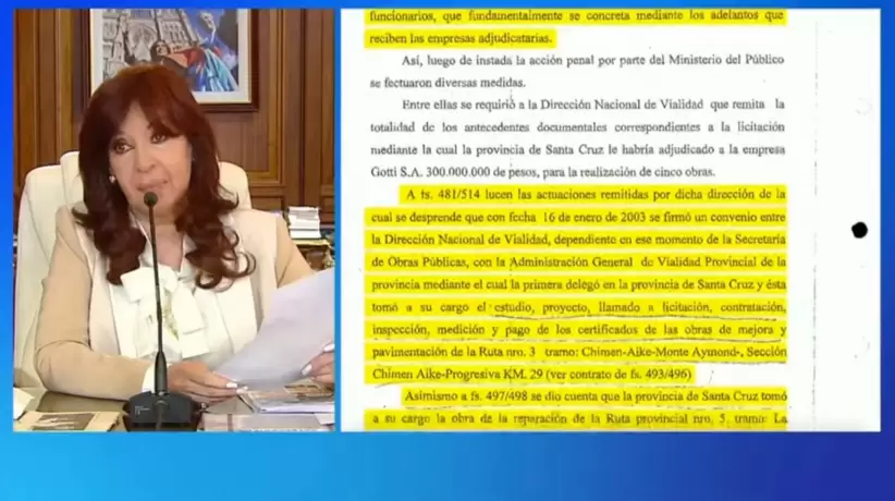 Cristina Fernández de Kirchner (Télam)