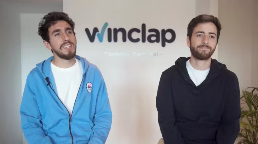 Mariano Saenz y Gonzalo Olmedo, fundadores de Winclap