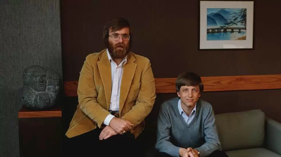 Paul Allen cofund Microsoft con Bill Gates en 1975, aqu estn en 1984.