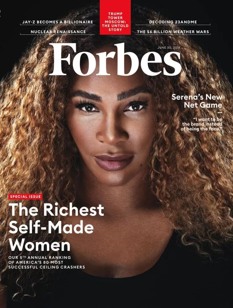 Serena Williams en la edición especial de Forbes EE.UU.