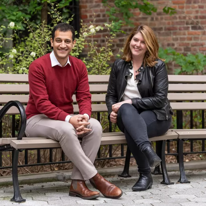 Ophelia Snyder and Hany Rashwan, co-fundadores de 21.co