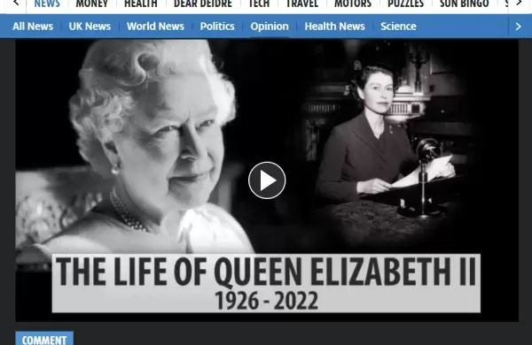 El editorial del diario británico The Sun, recorre la vida de Isabel II y recuerda "a los argentinos invasores de las Malvinas en 1982"