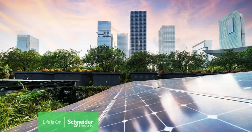 schneider electric energía renovable paneles solares