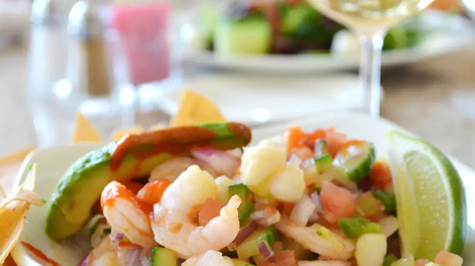 camarn, ceviche, comida