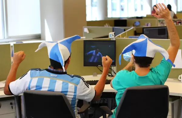 As se vivir el Mundial Qatar 2022 en las empresas los das de partido