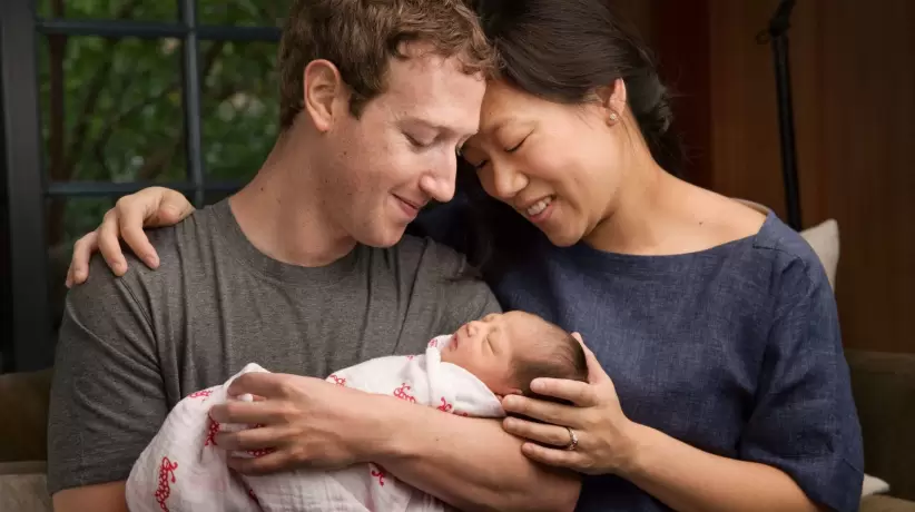 mark zuckerberg y su familia
