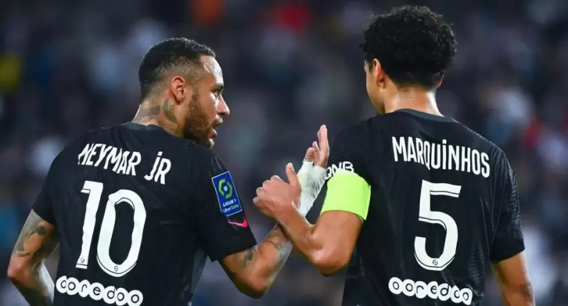 Neymar y Marquinhos, Qatar 2022