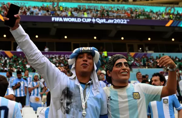 A dos aos de su muerte, as es "Bajo la estrella del 10", el altar de Diego en Qatar 2022