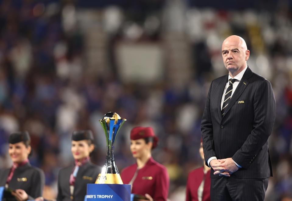 Lance - MUNDIAL DE CLUBES! 🏆🌍 A partir de 2025, a competição contará com  32 equipes e será disputada de quatro em quatro anos. Segundo o presidente  da entidade, Gianni Infantino, será