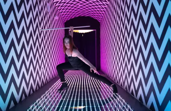 Su nombre es Michelle C. Smith, es la principal doble de accin de Hollywood y hoy vuelca todo lo aprendido en su academia