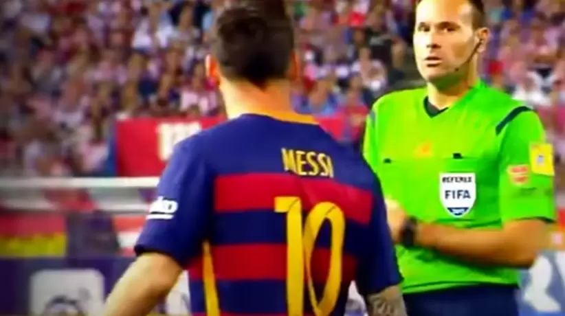 Mteu y Lionel Messi