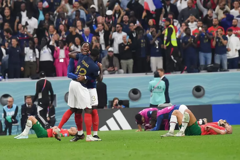 Francia festeja haber llegado a su segunda final consecutiva