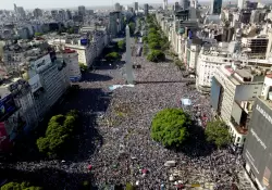 La Argentina est de fiesta: millones de personas celebran la Copa del Mundo por el pas y el planeta