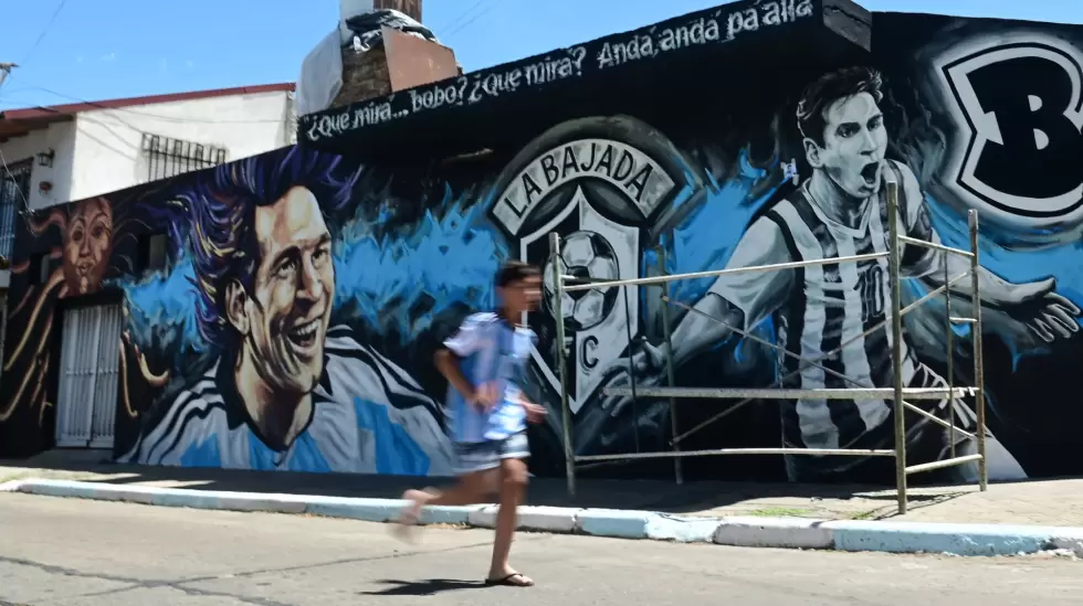 La Bajada, el barrio de Messi