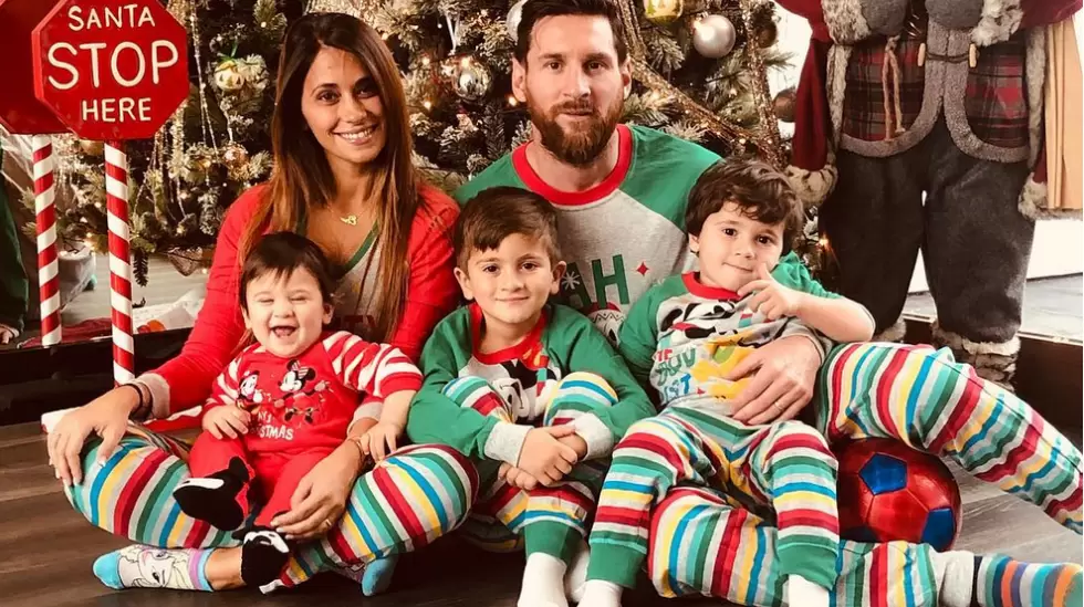 Messi y Antonela