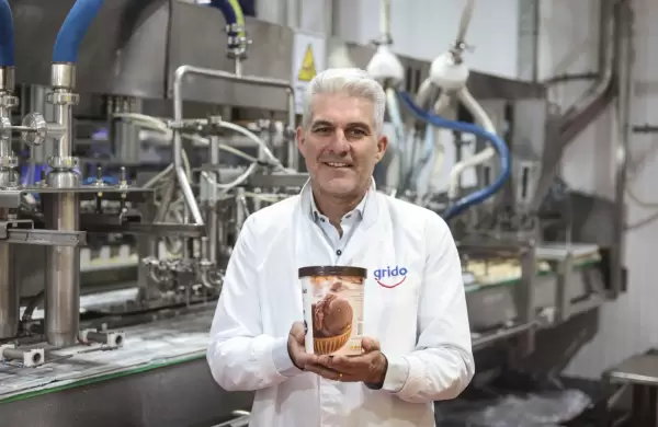 Sebastián Santiago, director de Grido: "Somos la cuarta cadena de heladerías del mundo en cantidad de kilos producidos"