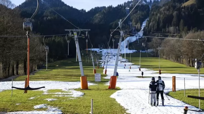 Falta de nieve en centros de ski