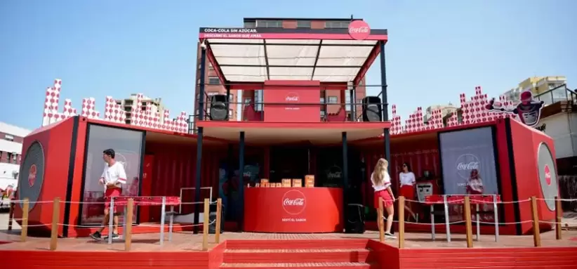 Parador Coca-cola en Villa Gesell