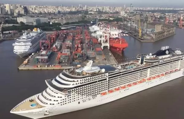 Casi 580 mil turistas viajaron por la Argentina durante la temporada de cruceros