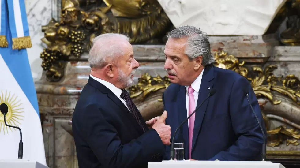 Lula y Alberto Fernndez (Tlam)