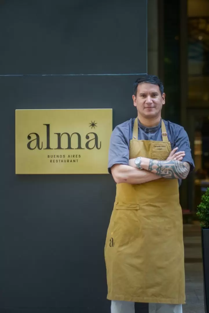 Facundo Díaz, chef de Alma Buenos Aires