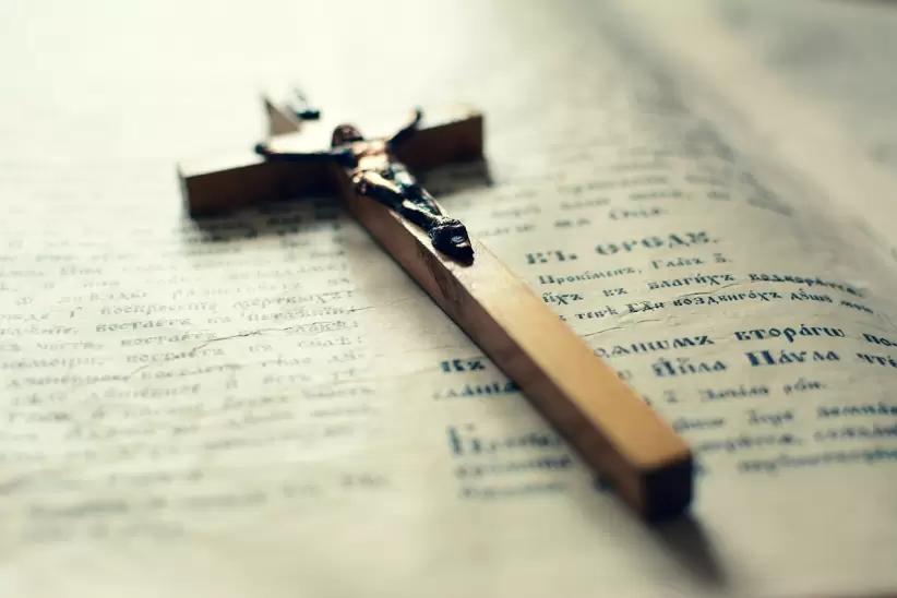 santa cruz, biblia, oración