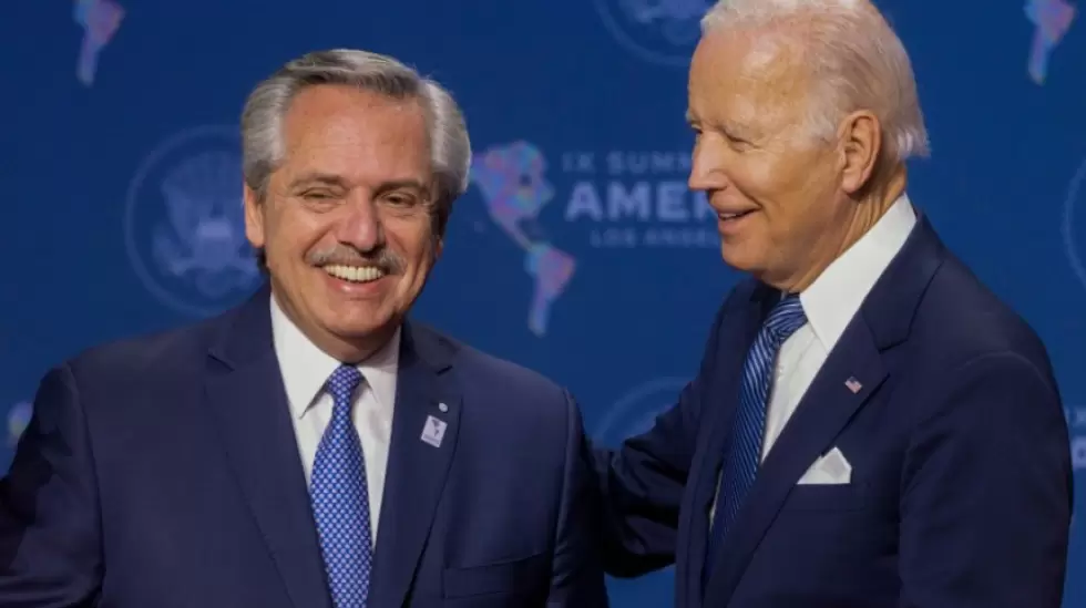 Alberto Fernndez y Biden