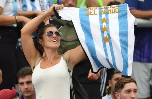En vivo, la fiesta de la Argentina Campeón del Mundo