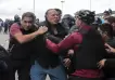 Video: Colectiveros agredieron con golpes y palazos al ministro de Seguridad bonaerense Sergio Berni