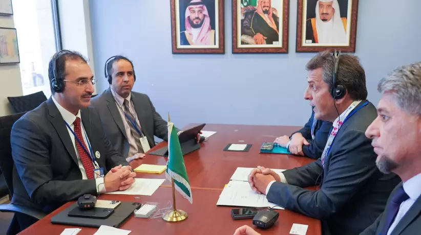Sergio Massa, firmo hoy un acuerdo en Washington con el Fondo Soberano Saudi