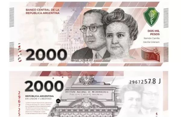 Ya es oficial: Los billetes de $2.000 estn en circulacin y se convierten en los de mayor denominacin de la Argentina