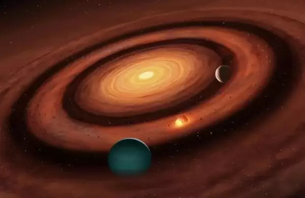 Descubren que se forman pequeos mundos 'sndwich' entre planetas gigantes