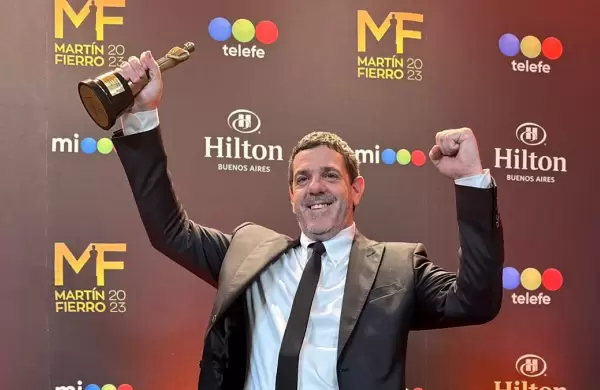 Gonzalo Arias, ganador de dos Martn Fierro: "Muchos venden que  tienen una historia para Netflix y se deprimen cuando se las rechazan"