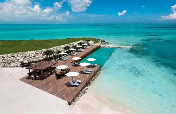 Una hermosa "pileta ocenica" acaba de abrir en el Caribe