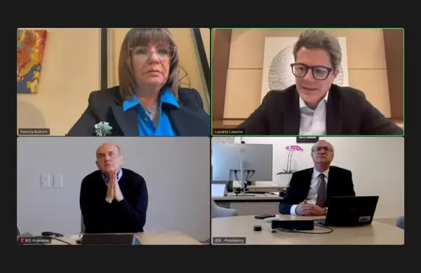 Patricia Bullrich se reuni con el BID y pidi mejorar la asistencia tcnica para la Argentina