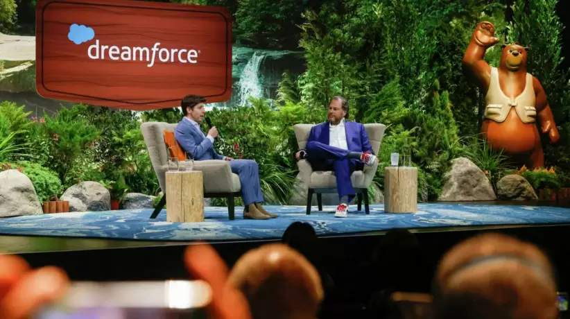 Salesforce CEO marc benioff Dreamforce 2023