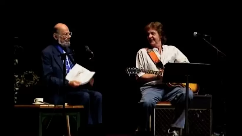 Allen Ginsberg y McCartney