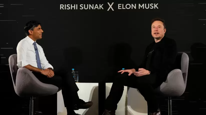 Musk y Sunak , cumbre seguridad IA