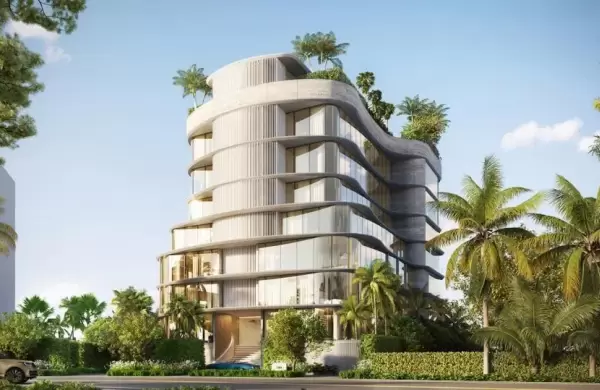 Así luce el nuevo edificio de Miami desde el que podés ver las casas de celebridades