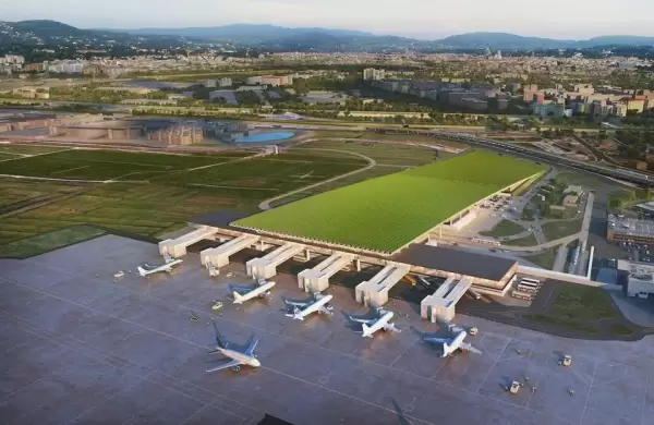 Este aeropuerto italiano va a tener un viedo en su terraza