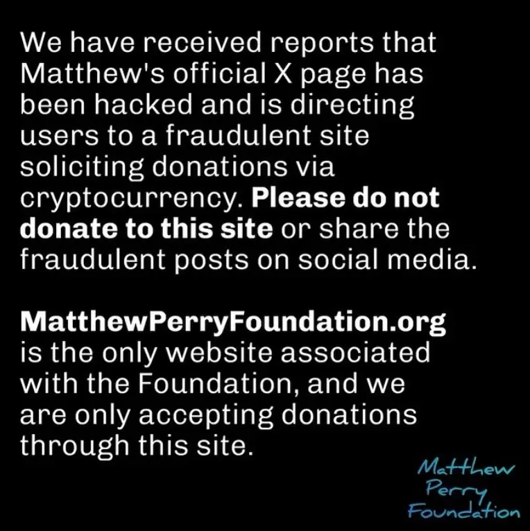 matthew perry foundation