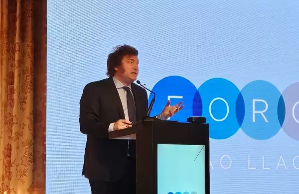 Milei ante empresarios en el Llao Llao: "Los polticos estamos para allanarles el camino"