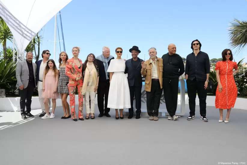 El director y elenco de Megal�polis en Cannes (Cortes�a Festival de Cine de Cannes).