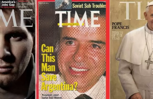 Deportistas, políticos y hasta un Papa: los argentinos que fueron tapa de TIME