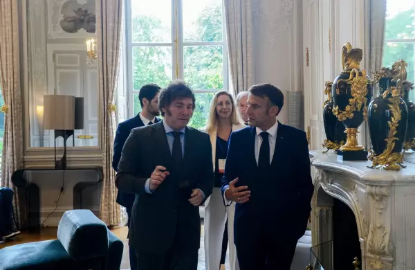 Cmo fue la reunin de Milei con Macron y el grupo de empresarios franceses