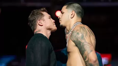 Canelo lvarez y Edgar Berlanga