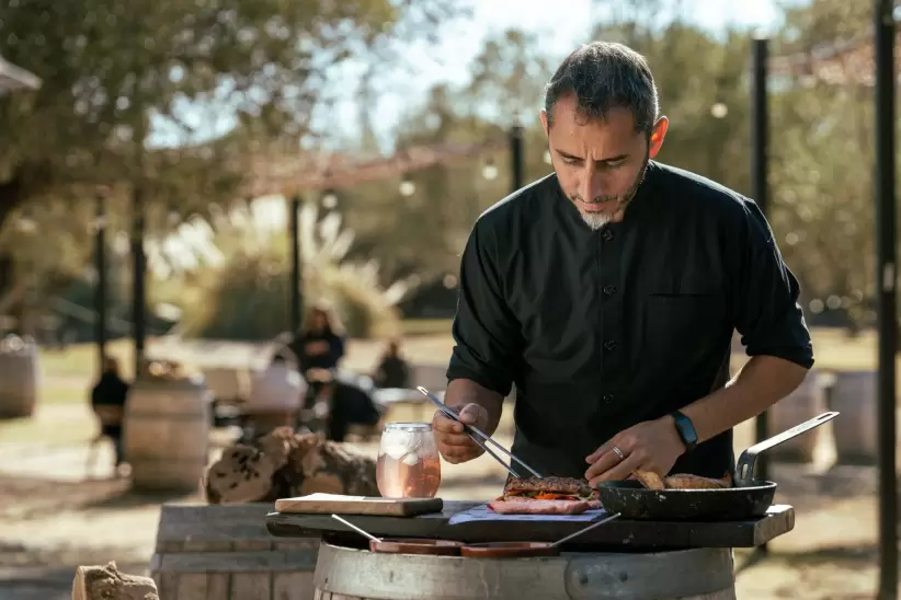 Lucas Bustos, chef de Trapiche.