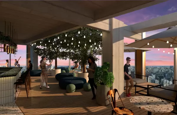 Así será el el sky bar más alto de Palermo, que estaría listo para fin de año