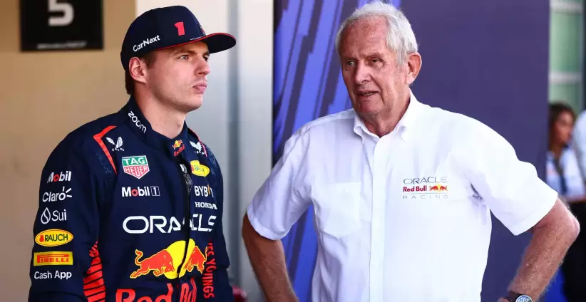 Marko  y Max Verstappen