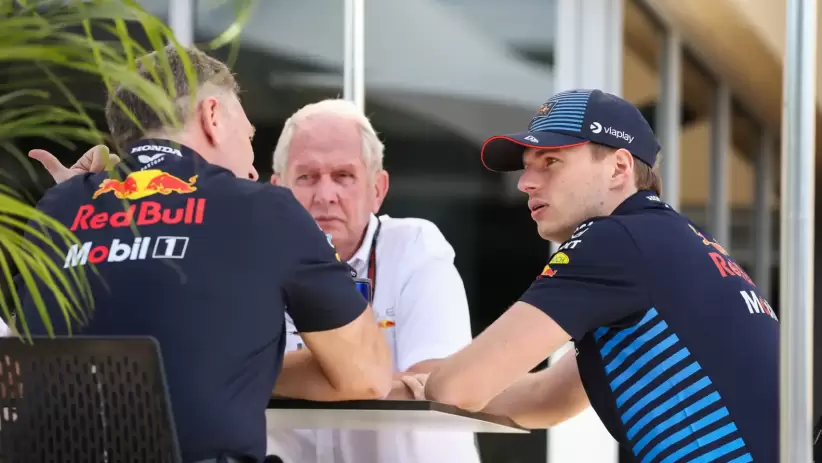 Marko  y Max Verstappen